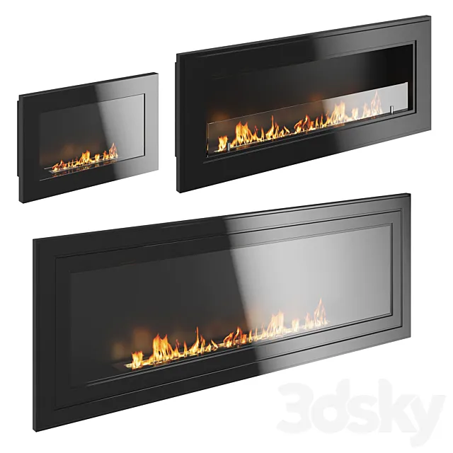 Bio fireplaces 3DS Max - thumbnail 3