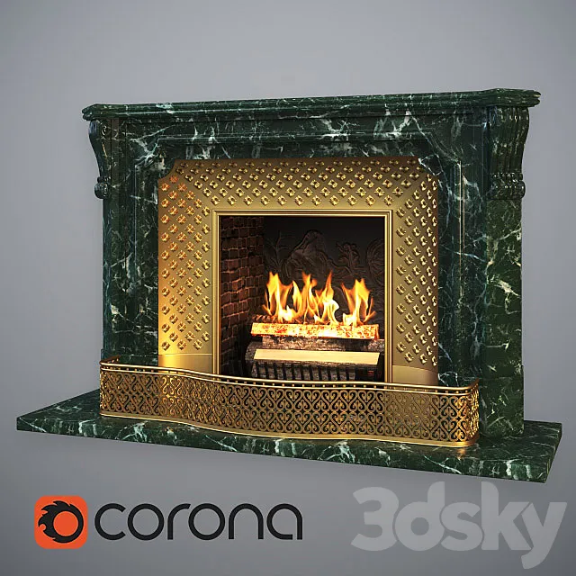 Fireplace – 3D Models – 0014