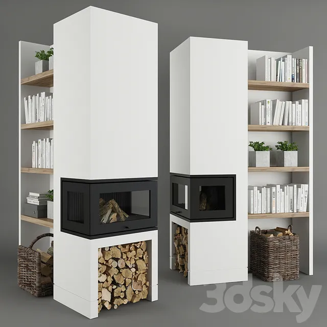 Fireplace – 3D Models – Fireplace 14