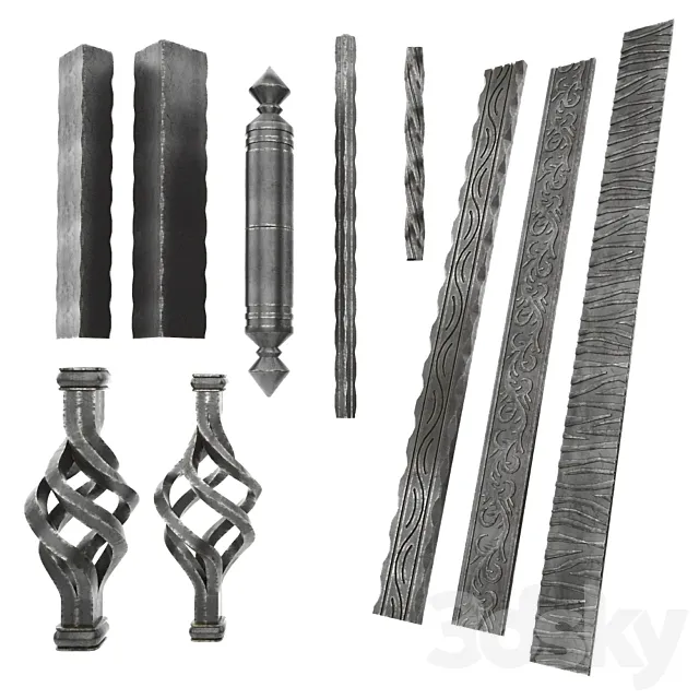 Other Decor 3D Models – Forged Items 3D Model