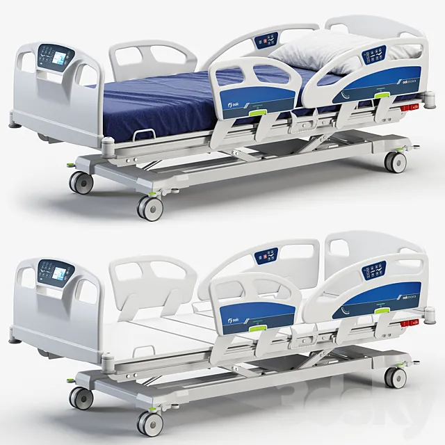 Other Decor 3D Models – Hospital bed 02