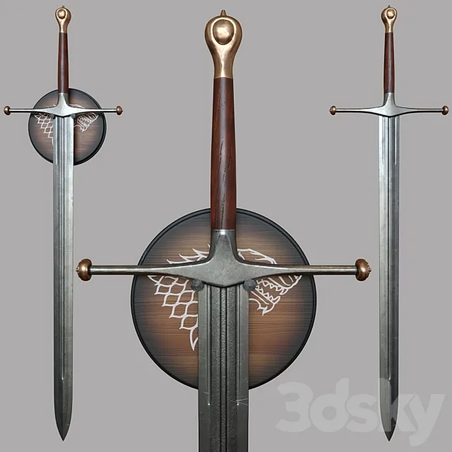 Other Decor 3D Models – Sword Ice