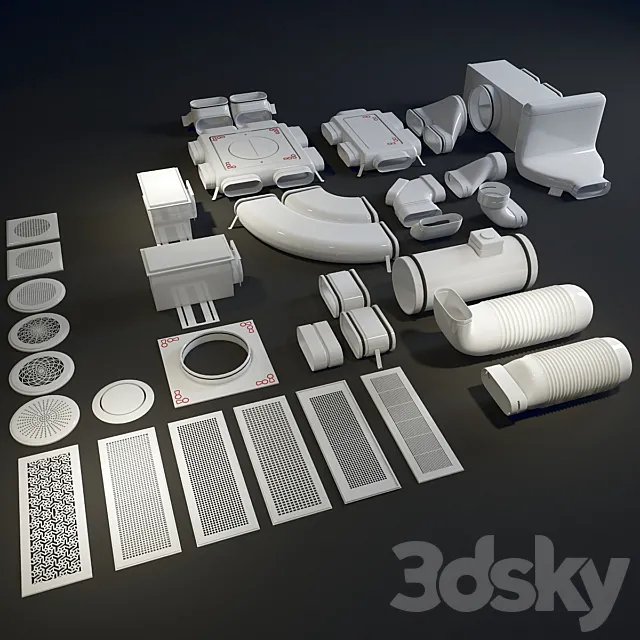 Other Decor 3D Models – Zehnder ventilation