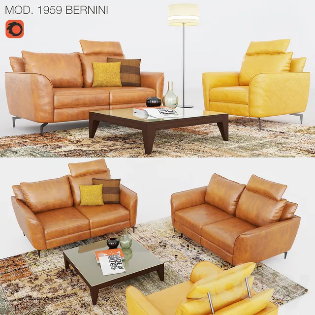 Furniture – Sofa 3D Models – Chateau Bernini sofa