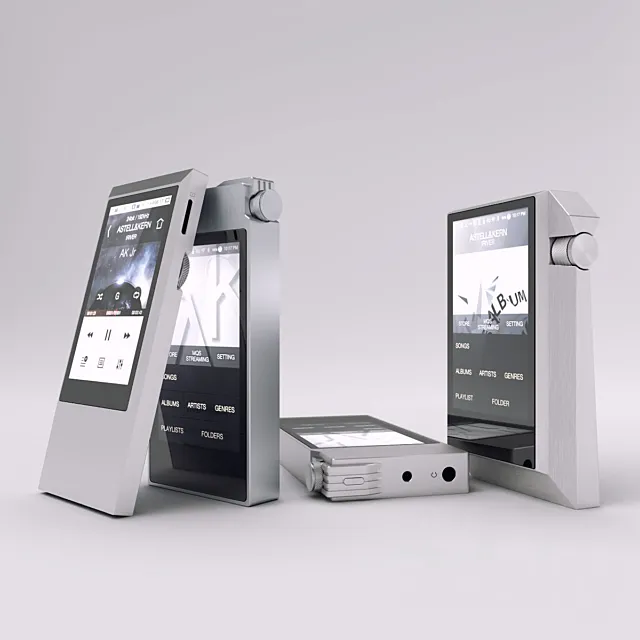 PC and Other Electronic – 3D Models – Astell&Kern Music Players (max; fbx)
