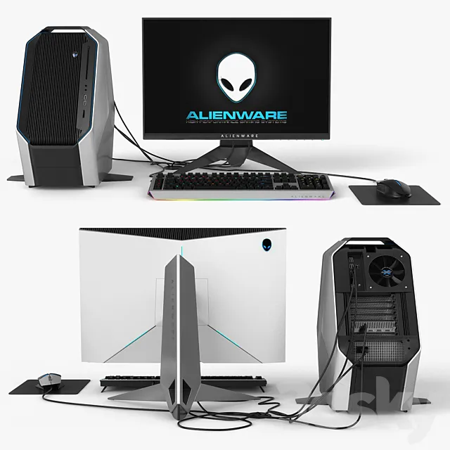 PC and Other Electronic – 3D Models – Dell Alienware