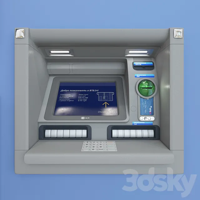 ATM NCR SelfServ34 6634 3DS Max - thumbnail 3