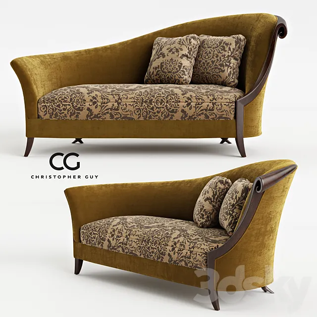 Furniture – Sofa 3D Models – Christopher Guy Chandon Droite 60-0247