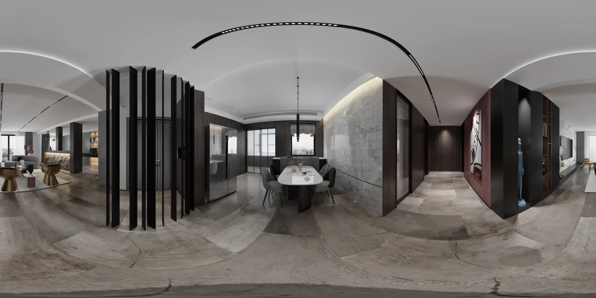 Corona Render Scene – Living Room 3D Models – 0011
