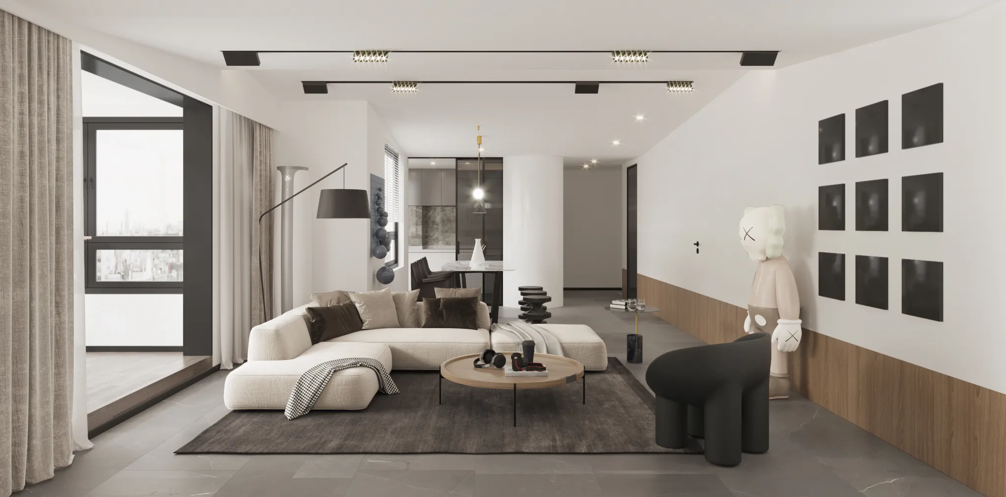 Corona Render Scene – Living Room 3D Models – 0027