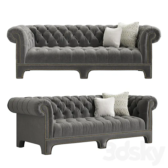 Furniture – Sofa 3D Models – Claudette sofa – Mitchell Gold + Bob Williams
