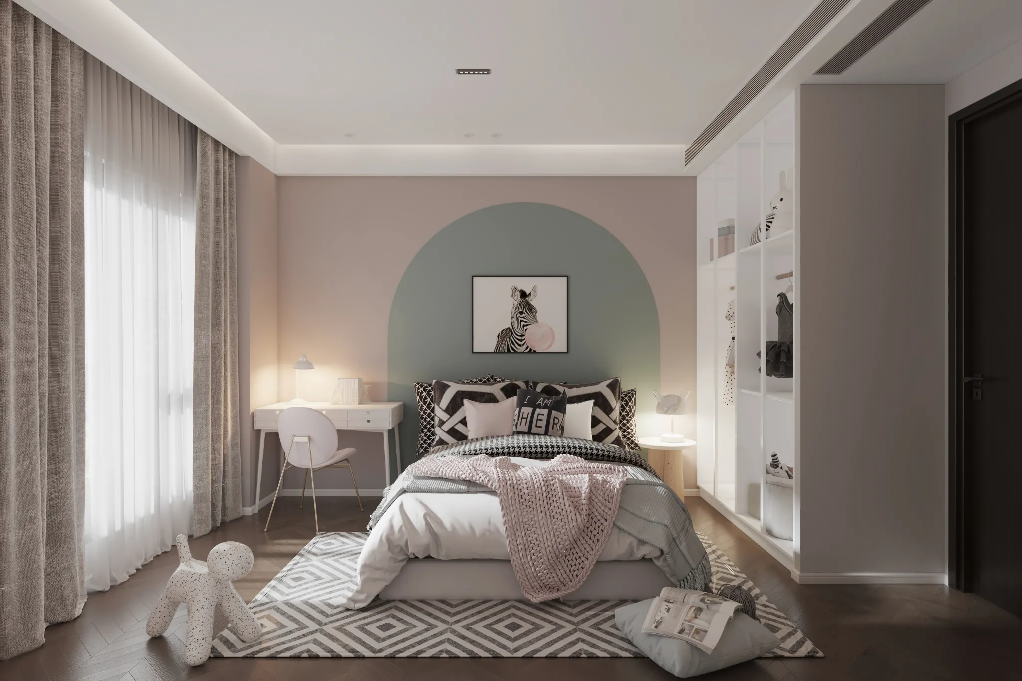 Corona Render Scene – Bedroom 3D Models – 0007