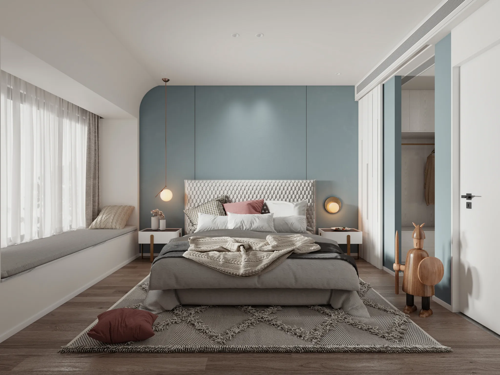Corona Render Scene – Bedroom 3D Models – 0009
