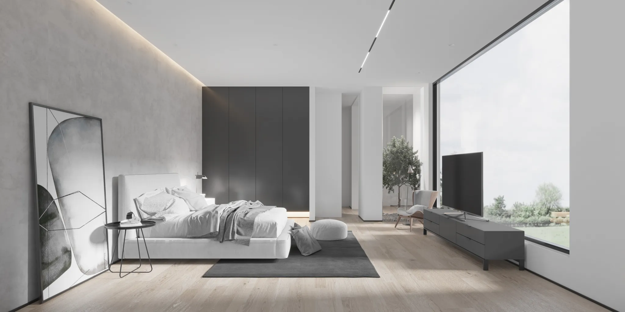 Corona Render Scene – Bedroom 3D Models – 0014