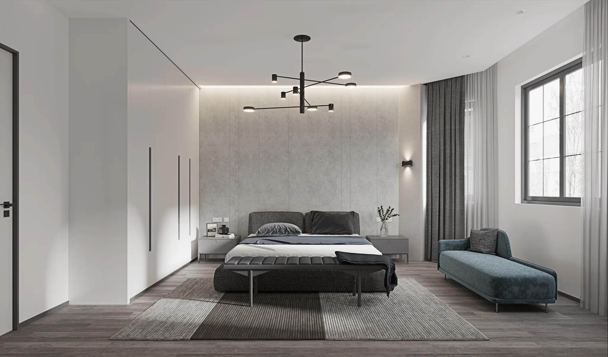 Corona Render Scene – Bedroom 3D Models – 0015