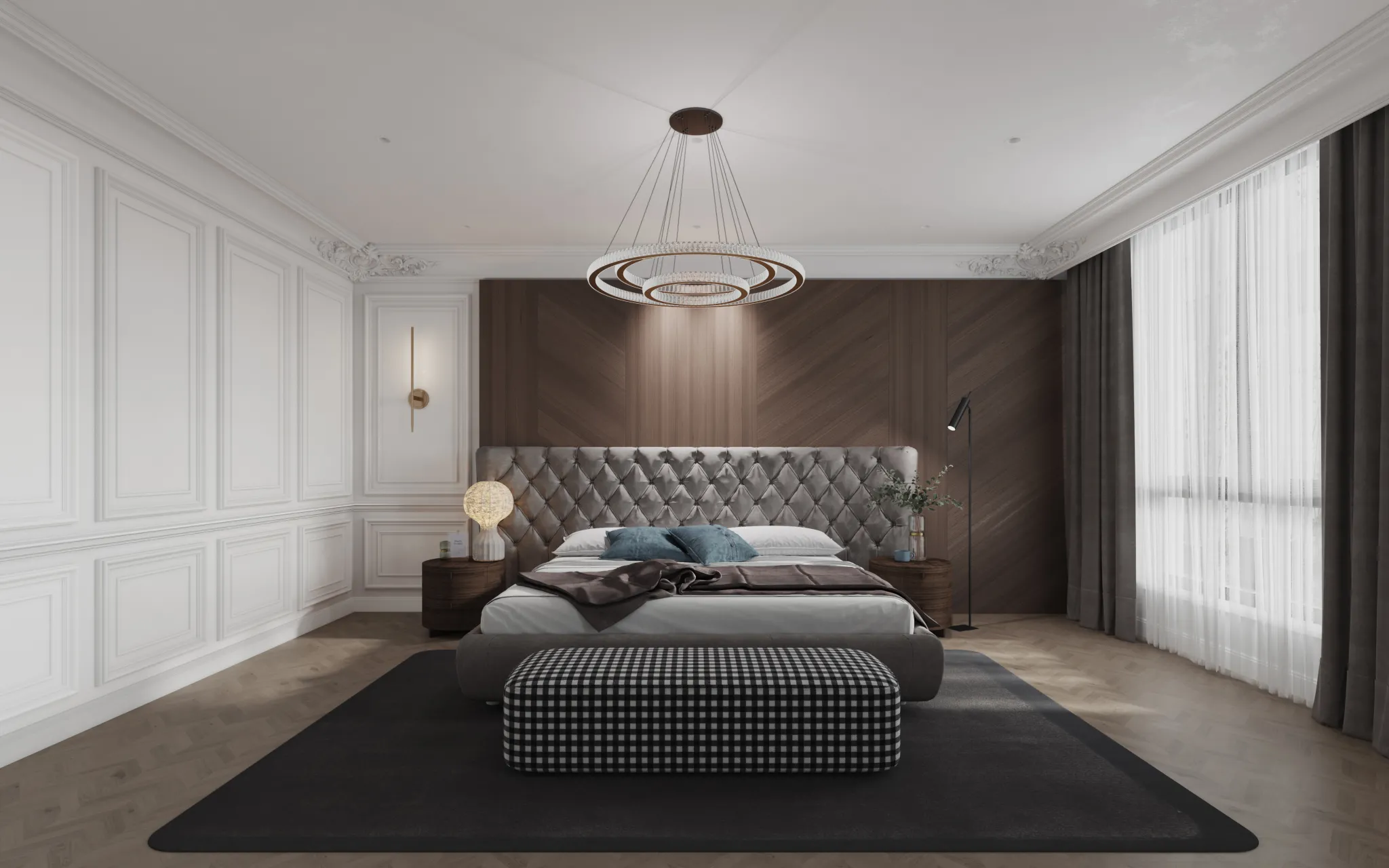 Corona Render Scene – Bedroom 3D Models – 0020