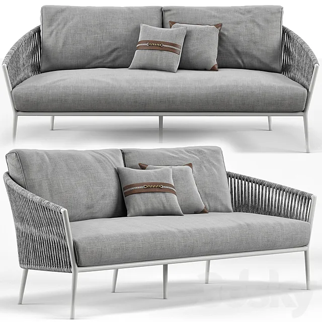 Furniture – Sofa 3D Models – Coco Republic Catalina outdoor sofa