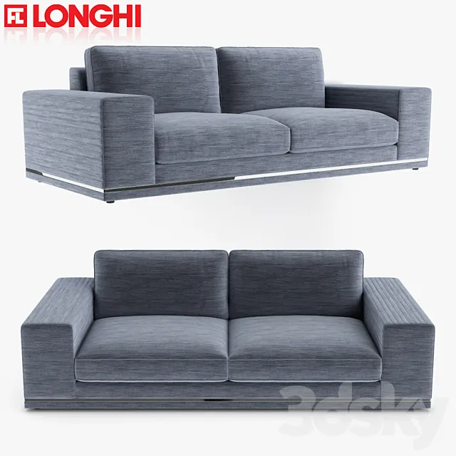 Furniture – Sofa 3D Models – Cohen sofa by Longhi