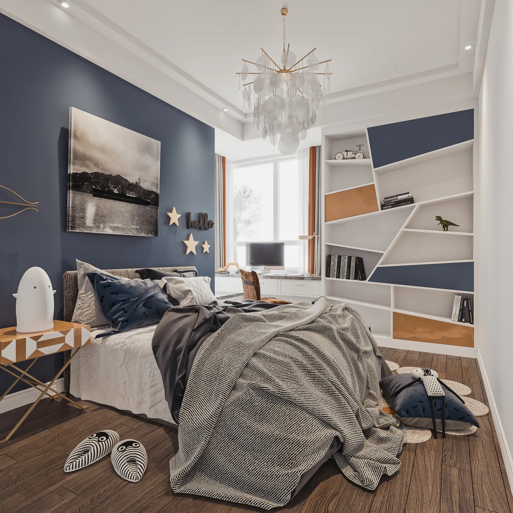 Corona Render Scene – Bedroom 3D Models – 0045