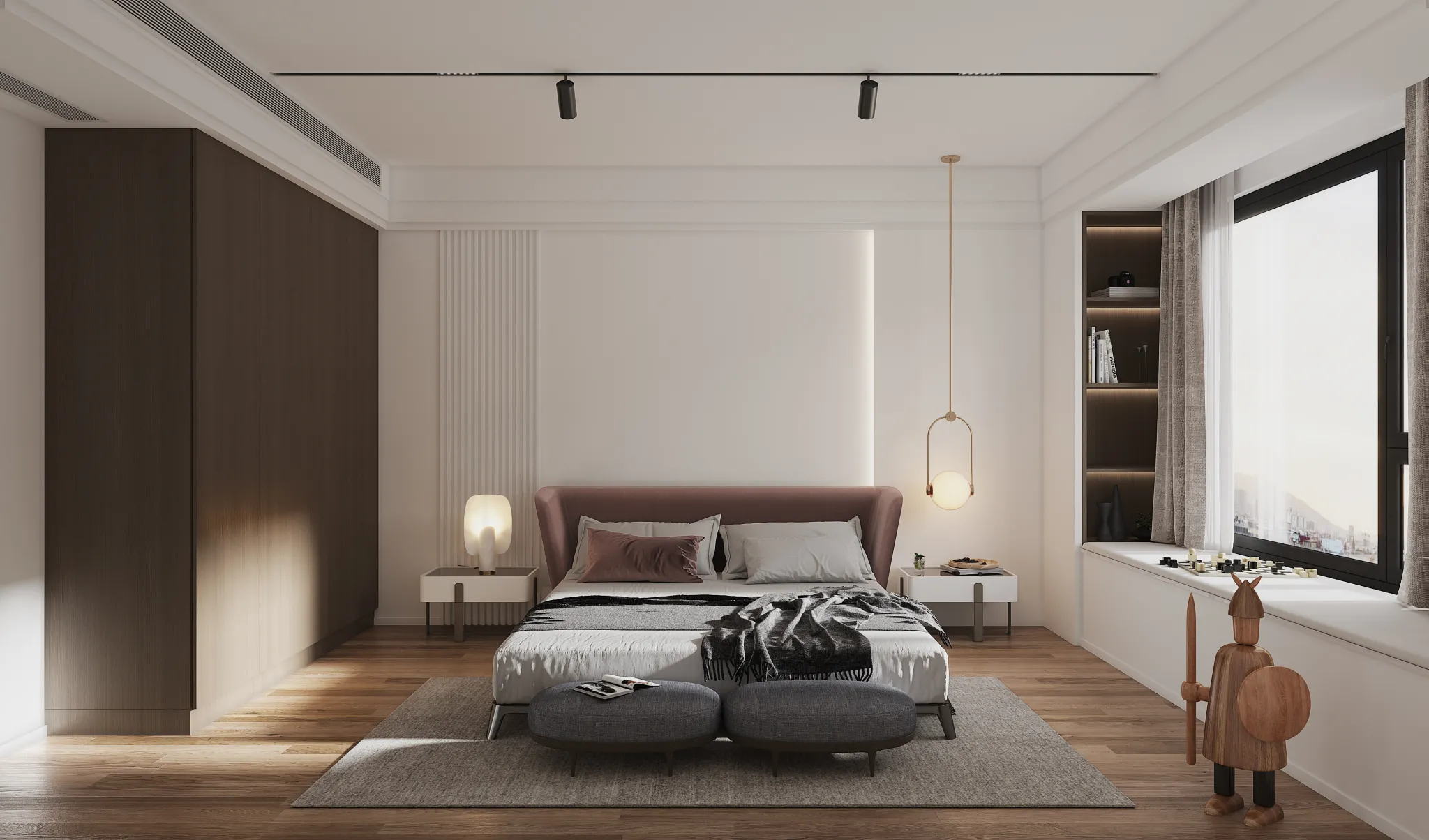 Corona Render Scene – Bedroom 3D Models – 0052