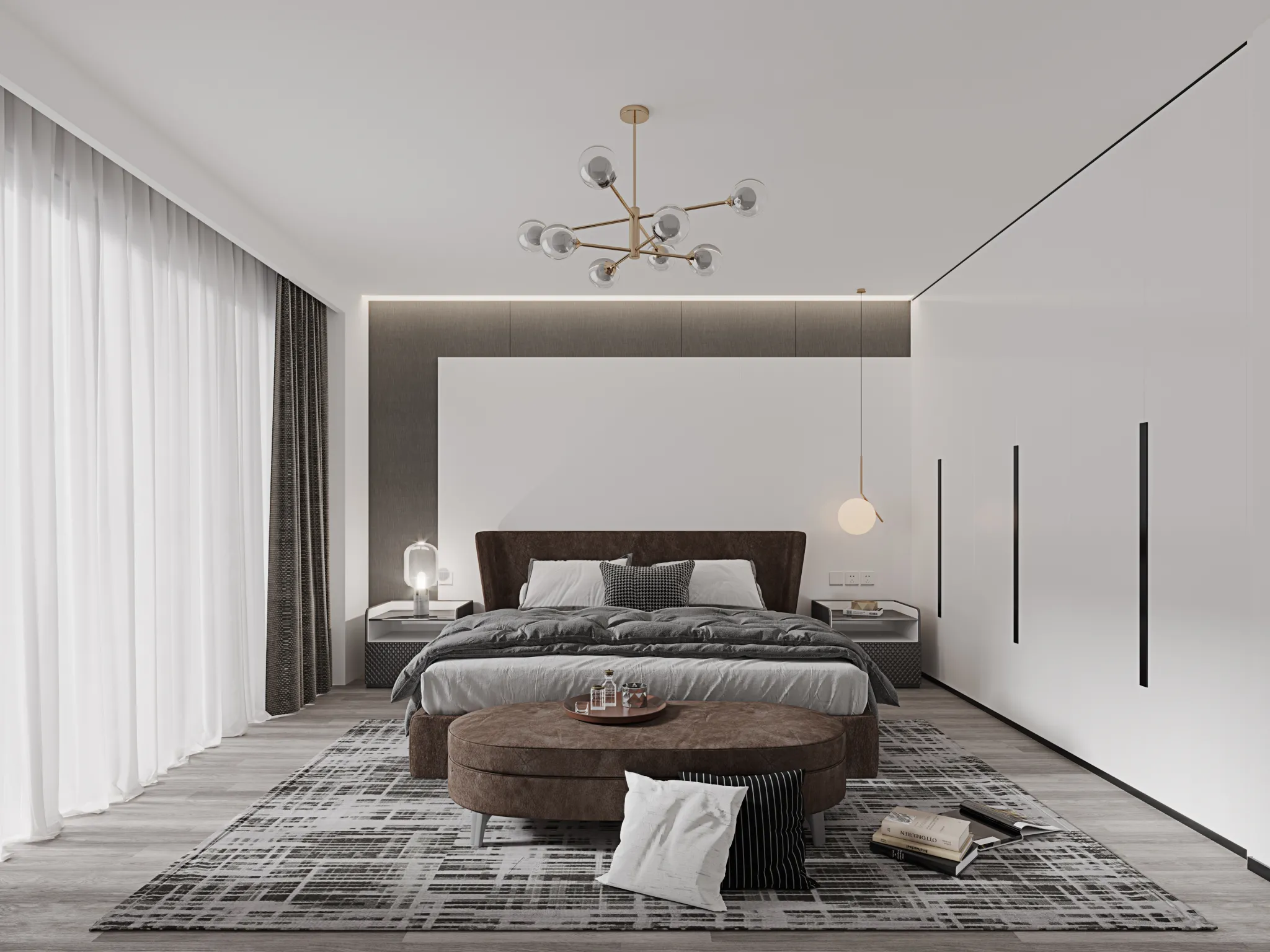 Corona Render Scene – Bedroom 3D Models – 0068