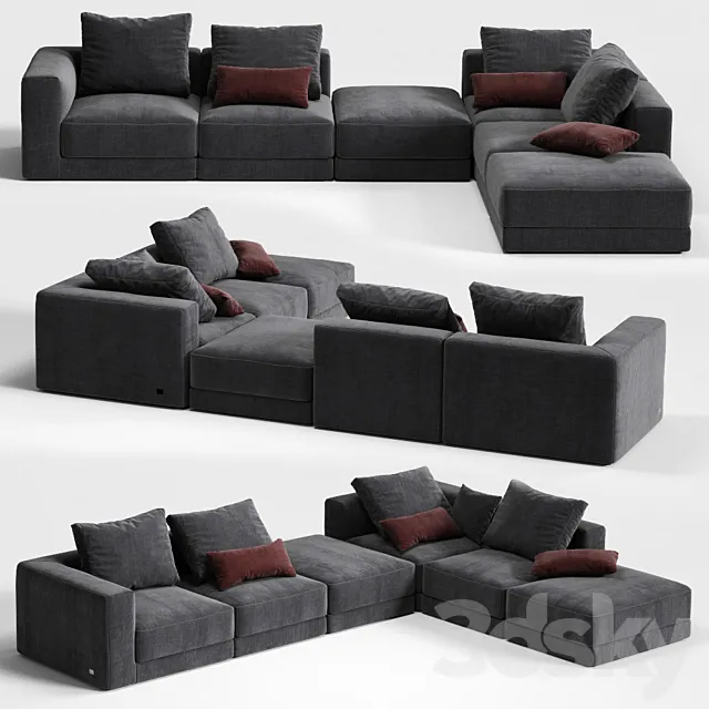 Furniture – Sofa 3D Models – Colombini Casa Kermesse sofa