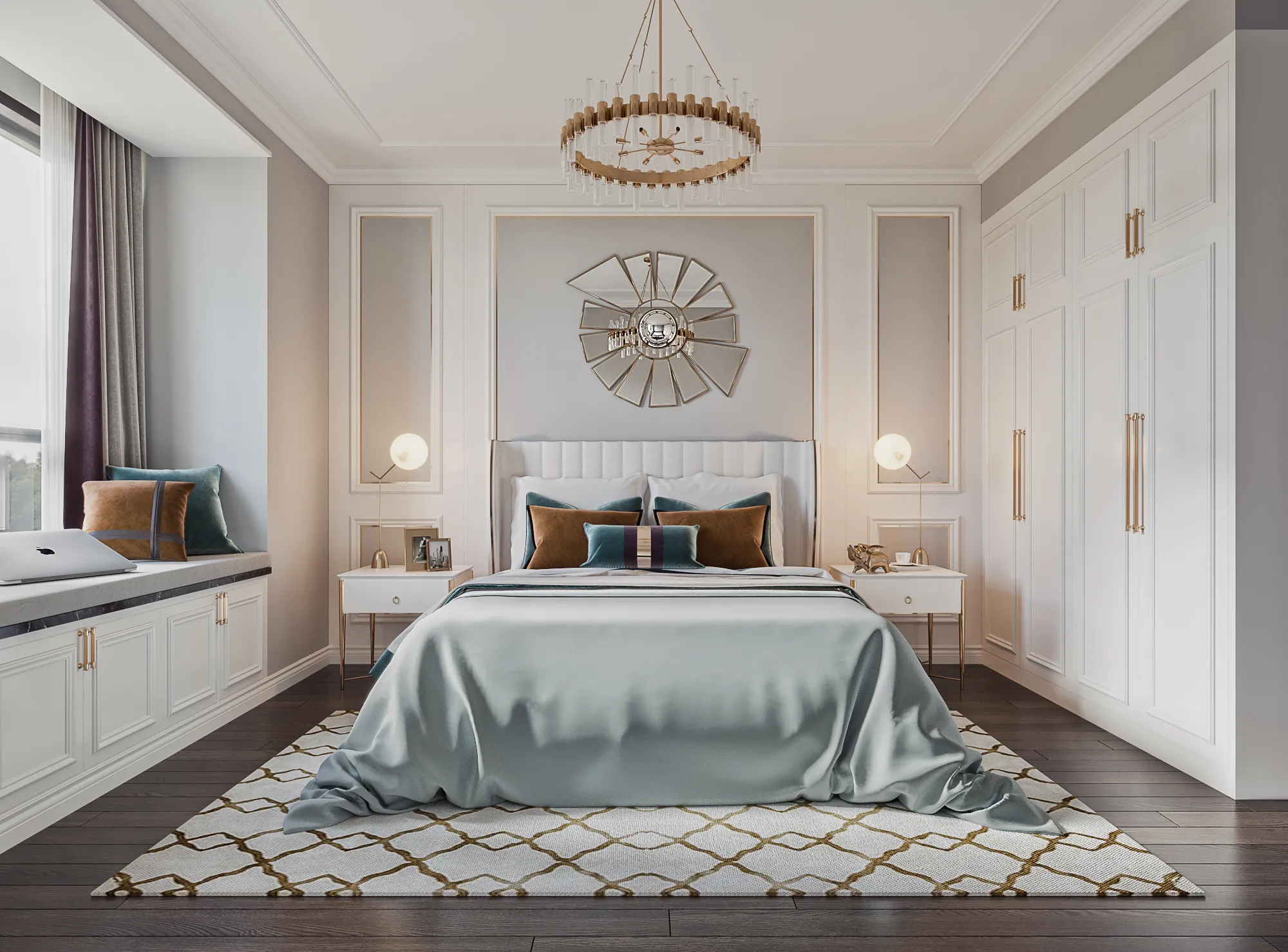 Corona Render Scene – Bedroom 3D Models – 0080