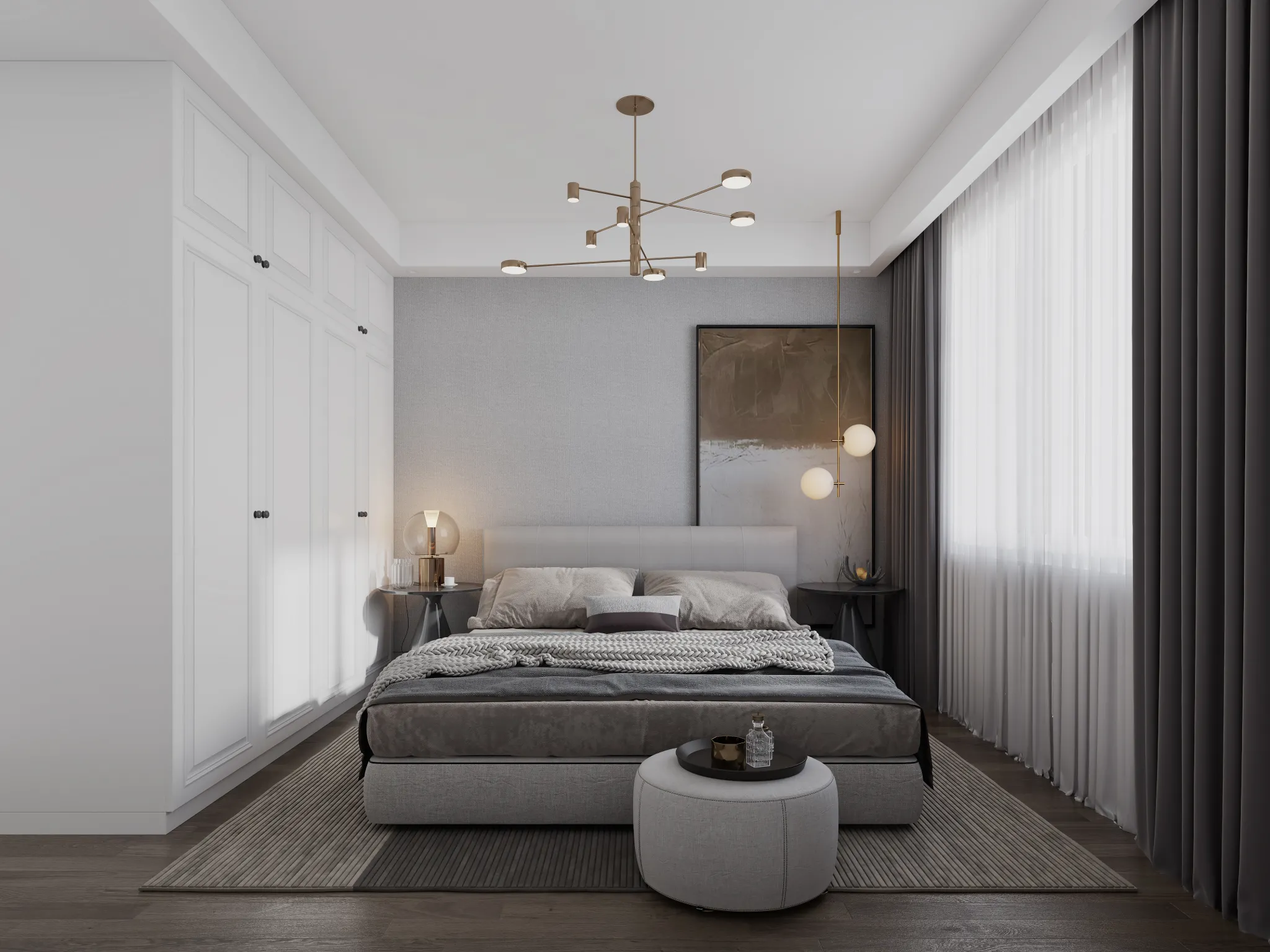 Corona Render Scene – Bedroom 3D Models – 0088