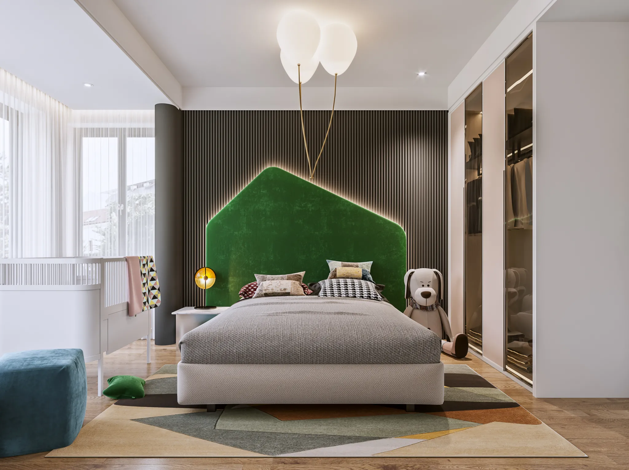 Corona Render Scene – Bedroom 3D Models – 0100