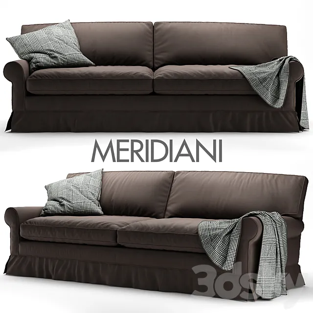 Furniture – Sofa 3D Models – Conny (Connery) sofa by Meridiani