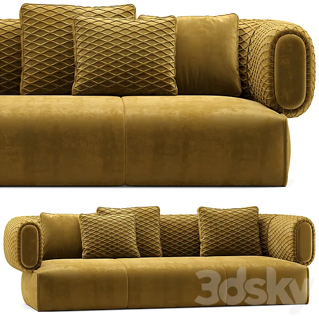 Furniture – Sofa 3D Models – Cornelio Cappellini HUG sofa
