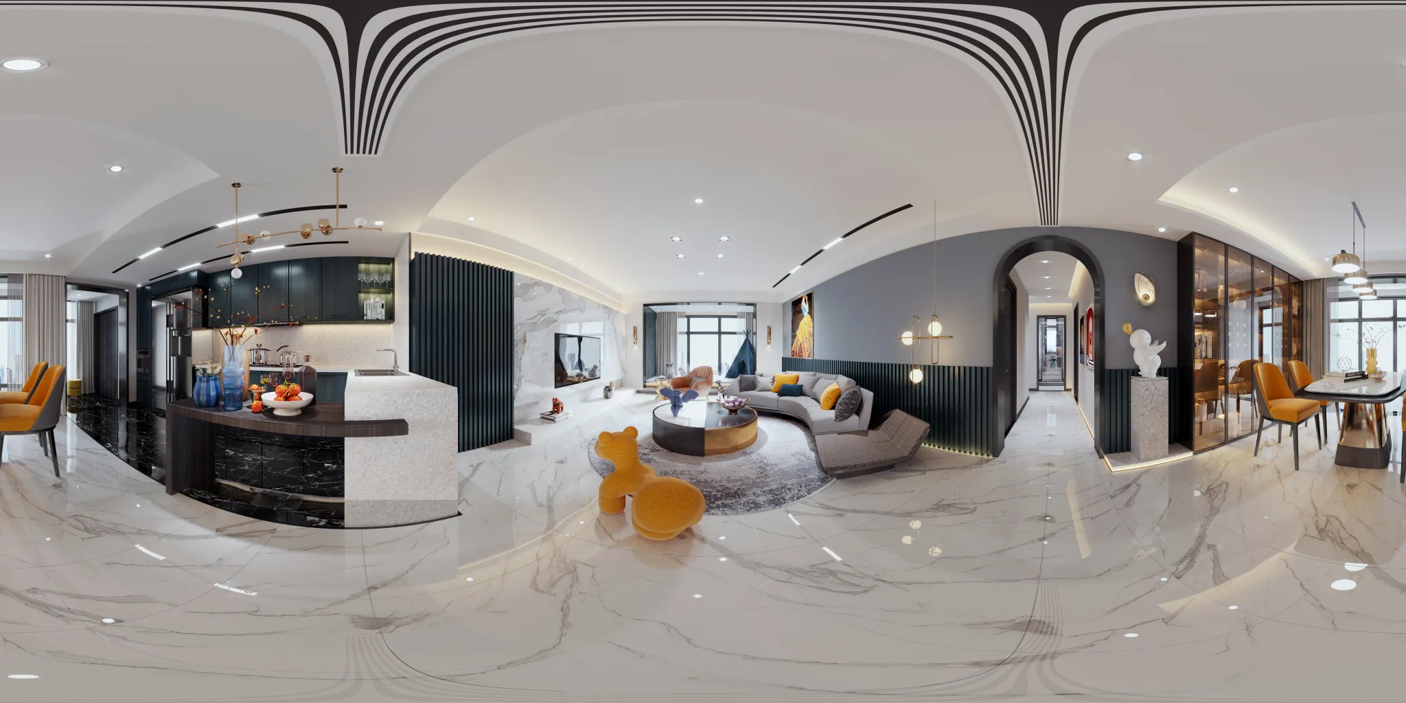 Corona Render Scene – Home Decoration 3D Models – 0016