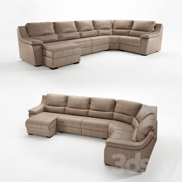 Furniture – Sofa 3D Models – Corner sofa Kalinka 72