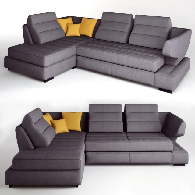 Furniture – Sofa 3D Models – Corner sofa the ARK Chicago
