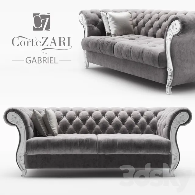 Furniture – Sofa 3D Models – Corte Zari – Gabriel sofa