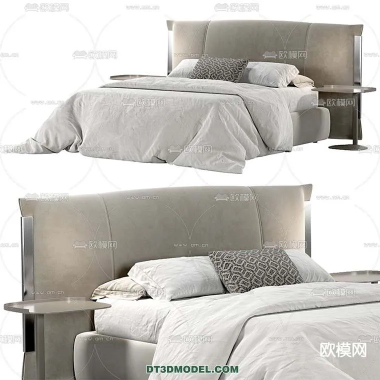 Double Bed 3D Models – 0071
