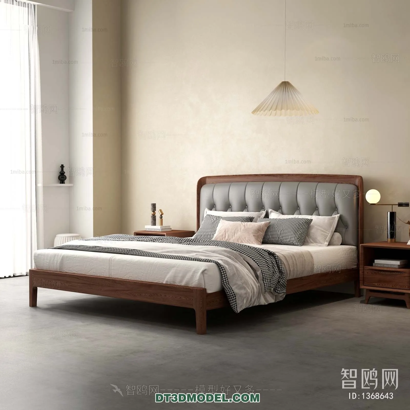Double Bed 3D Models – 0085