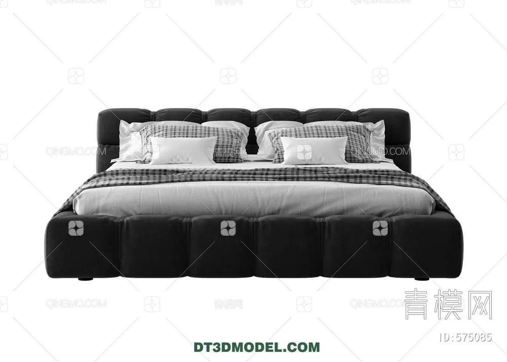 Double Bed 3D Models – 0099