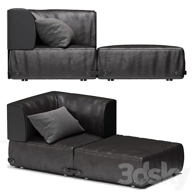 Furniture – Sofa 3D Models – Couch FENDI CASA