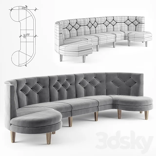 Furniture – Sofa 3D Models – 0038