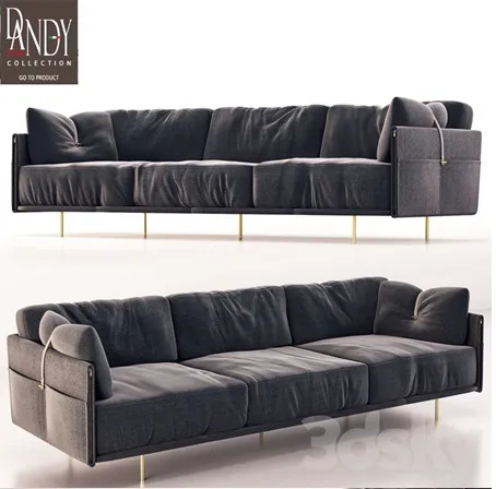 Furniture – Sofa 3D Models – Dandy Jack Sofa (max; obj)