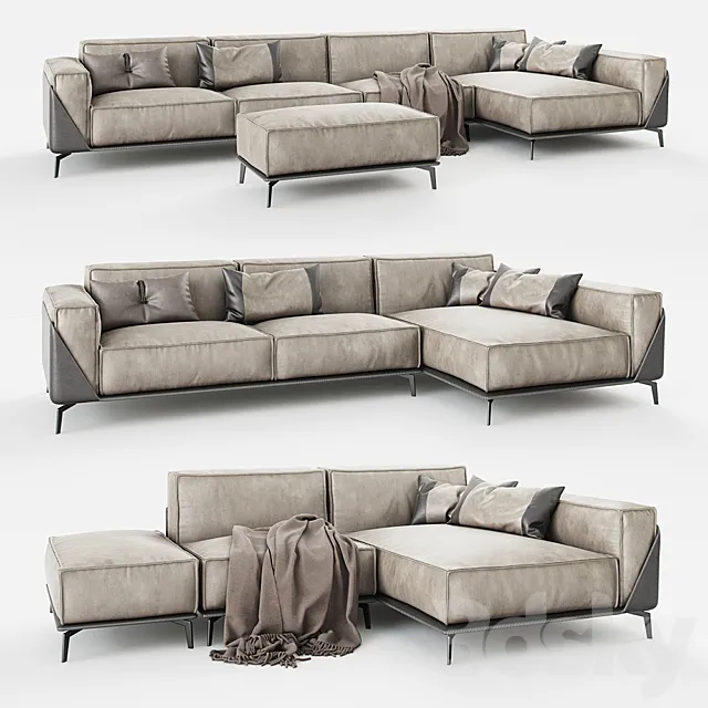 Furniture – Sofa 3D Models – Dandy sofa Edwin