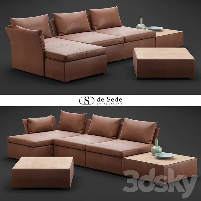 Furniture – Sofa 3D Models – De Sede DS-19 Sofa