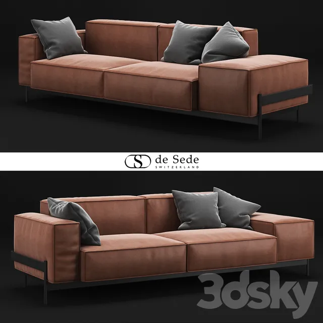 Furniture – Sofa 3D Models – De Sede DS-21 sofa