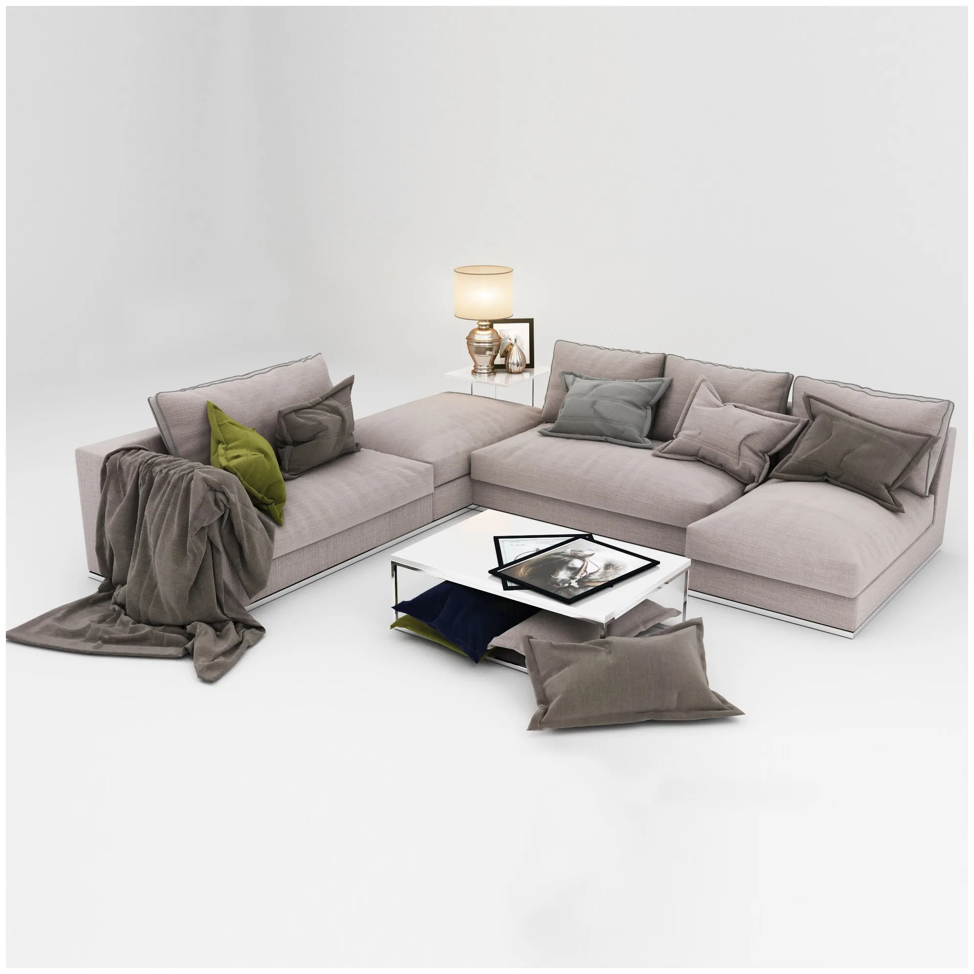Furniture – Sofa 3D Models – Delano Pianca sofa 8