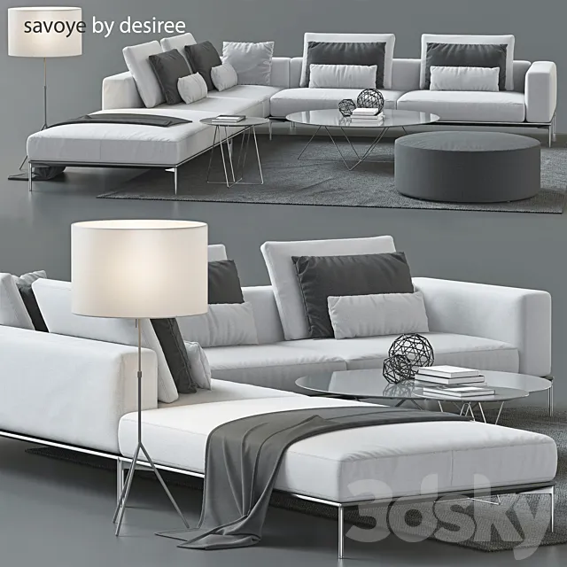 Furniture – Sofa 3D Models – Desiree Savoye Sofa