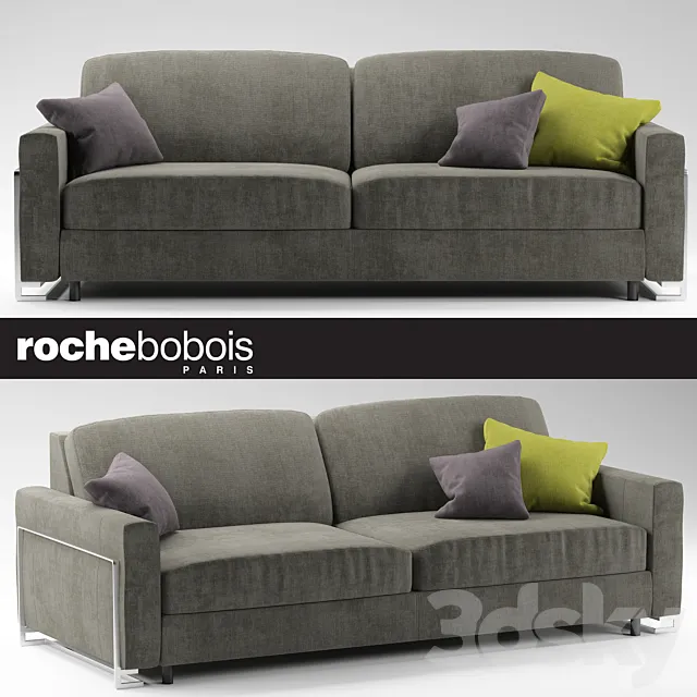Furniture – Sofa 3D Models – Detente 3-seat sofa-bed