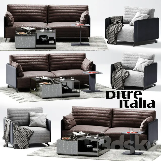 Furniture – Sofa 3D Models – Ditre Italia BAG Sofa 02