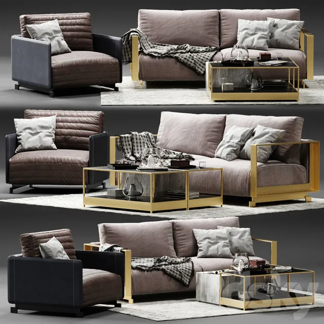 Furniture – Sofa 3D Models – Ditre Italia Bag sofa 03