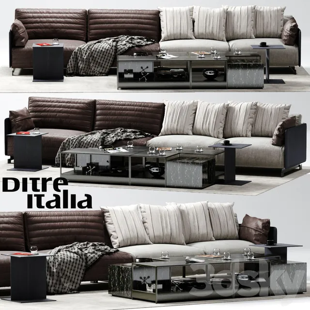 Furniture – Sofa 3D Models – Ditre Italia BAG Sofa